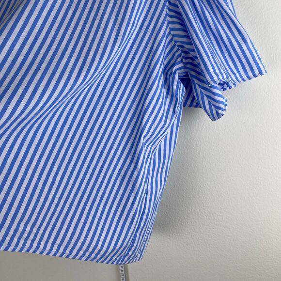Tuckernuck Pomander Place Striped Mollie Top Blue White XL - Picture 8 of 13